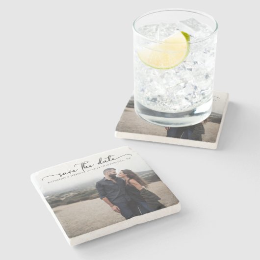 Moderne weduwschap van het Manuscript sparen de Da Stenen Onderzetter (Zijkant)