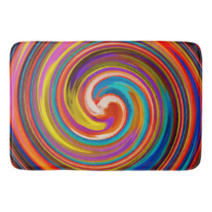 Moderne Wervelende Abstracte Kunst #16 Badmat