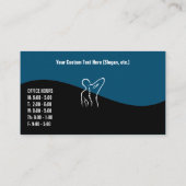 Moderne wervelkolom Logo Visitekaartje (Achterkant)