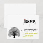 moderne wervelstorm RSVP Kaartje (Voorkant / Achterkant)