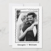 Moderne & Whimsical Martini Glas Olijf en Kers Kaart (Achterkant)