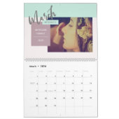Moderne whimsical Script Memories Kalender (Mar 2026)