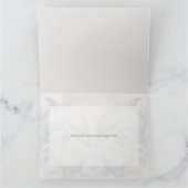 Moderne Whimsy Dolphin Wedding Bedankkaart (Binnen)