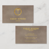 Moderne wijnvlek Kurkentrekker Sommelier Bartender Visitekaartje (Voorkant / Achterkant)