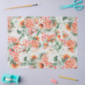 Moderne Wildbloemen Trendy bloemen Tissuepapier (Craft)