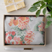 Moderne Wildbloemen Trendy bloemen Tissuepapier (Geschenk)