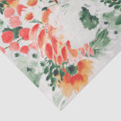 Moderne Wildbloemen Trendy bloemen Tissuepapier (Detail)