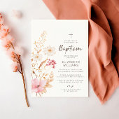 Moderne wilde bloem | Botanische tuin doop Kaart