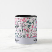 Moderne wilde bloemen mok (Midden)