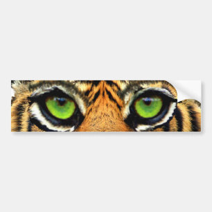 Moderne Wilde Tijger Bumpersticker