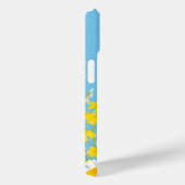 Moderne Wildflower Custom Monogram Case-Mate iPhone Case (Achterkant / Rechts)