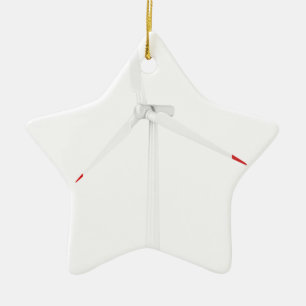 Moderne windturbine keramisch ornament