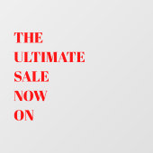 Moderne winkelruit Sale Ruitstickers Raamsticker (Vel)