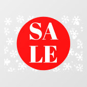 Moderne winkelruit uitverkoop raamfolie raamsticker (Vel)