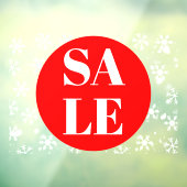 Moderne winkelruit uitverkoop raamfolie raamsticker (Vel 3)