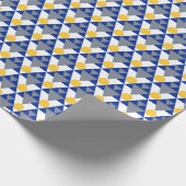 Moderne winter cadeaupapier (Hoek)