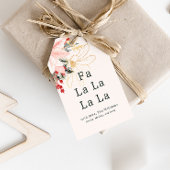 Moderne winterbloemen van La La La La Familie Cadeaulabel