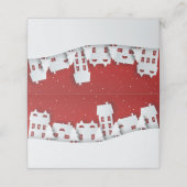 Moderne winterscène | Vakantie (Buitenkant ongevouwen)