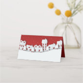 Moderne winterscène | Vakantie (Achterkant)