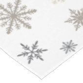 Moderne  wintersneeuwvlokken tafelkleed (Gekanteld)