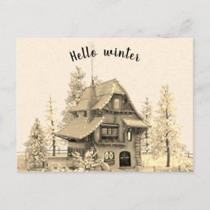 Moderne  wintertuin 2 briefkaart