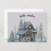 Moderne wintertuin 3 briefkaart (Voorkant / Achterkant)