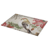 moderne  wintervogel snijplank (Hoek)