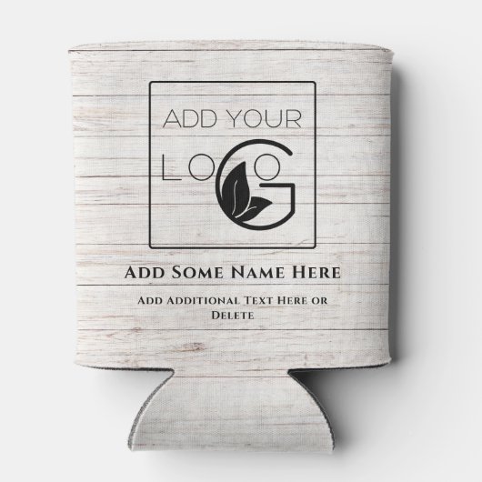 Moderne Wit voeg Uw BedrijfsKoelbox van de Logo to Blikjeskoeler (Achterkant)