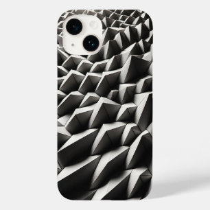 Moderne Witte 3D Geometrische Hoes voor Telefoon -