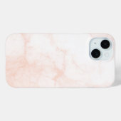 Moderne witte en gouden marmer Case-Mate iPhone case (Achterkant (horizontaal))