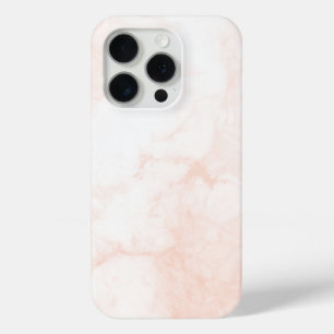 Moderne witte & gouden marmer iPhone 15 pro case
