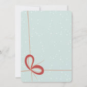 Moderne witte kerstsokken illustratie kaart (Achterkant)