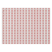 Moderne witte mint Green Red-kerstpatroon Tafelkleed (Voorkant (Horizontaal))