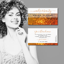 Moderne witte Oranje goudhoudende glitter Glamoure