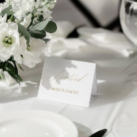 Moderne Witte Trouwen Gereserveerde Tafel Tent Sig