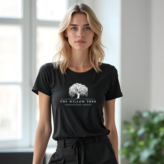 Moderne witte wilde Logo Tri-Blend Shirt