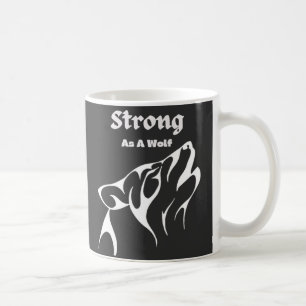 Moderne wolf koffiemok