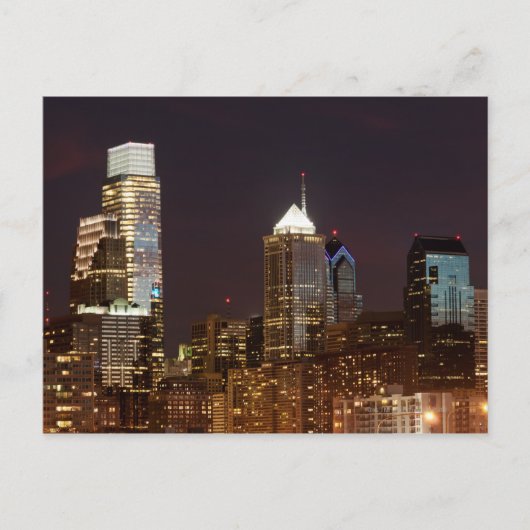 Moderne wolkenkrabbers in het centrum van Philadel Briefkaart (Voorkant)