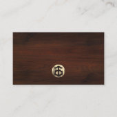 Moderne Wooden Carpentry-constructie Visitekaartje (Voorkant)