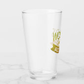 Moderne "World's Best Dad" typografie Vaderdag Glas (Rechts)