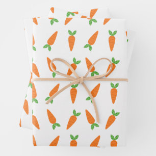 Moderne Wortel Doodle Paasgeschenk Wrap Inpakpapier Vel