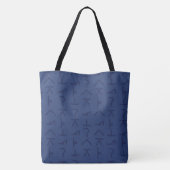 Moderne Yoga-symbolen - Canvas tas (Achterkant)