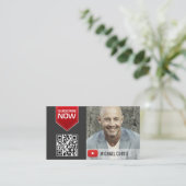 Moderne YouTuber | YouTube-kanaal Visitekaartje (Staand voorkant)