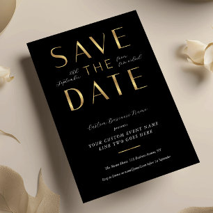 Moderne Zakelijke Evenementen Bedrijfspresentatie Save The Date