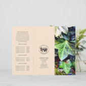 Moderne zakelijke foto & Logo Trifold Brochure (Staand voorkant)