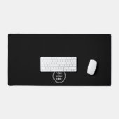 Moderne zakelijke Logo Black Bureaumat (Keyboard & Muis)