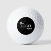 Moderne zakelijke Logo Black Golfballen (Voorkant)