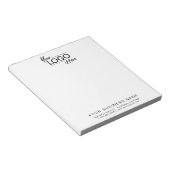 Moderne zakelijke Logo Notitieblok (Schuin)