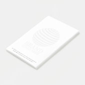 Moderne zakelijke Logo Post-it® Notes (Schuin)
