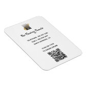 Moderne zakelijke Logo QR-code - promotie Magneet (Rechterzijde)